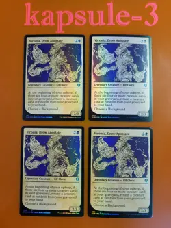 4x Viconia, Drow Apostate | FOIL Showcase | Battle for Baldur's Gate | MTG Magic - Image 1