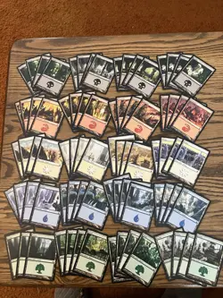 Ravnica Basic Land Lot x80 Magic the Gathering Ravnica Basic Land 4x Each Art - Image 1