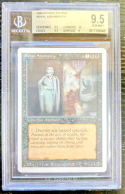 MTG REVISED RARE 1994 Royal Assassin BGS GRADE 9.5 - Image 1