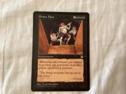 Grave Pact - Stronghold - Magic The Gathering (heavily played) - Image 1