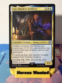 Cid, Timeless Artificer (0420) U FINAL FANTASY 420 NM - Image 1