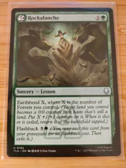 MTG Rockalanche 0192 Avatar: The Last Airbender M/NM Free UK P&P - Image 1