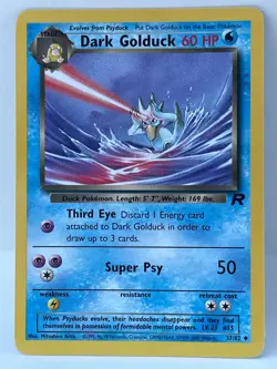 Pokemon Team Rocket Dark Golduck 37/82 - NM - Image 1