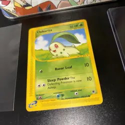 Chikorita - 100/165 Pokemon Expedition - Regular E Reader LP+ - Image 5