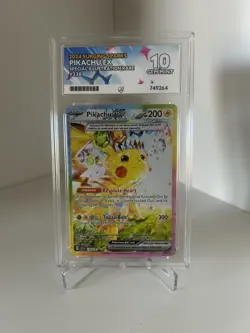 Pokemon TCG Pikachu 238/191 Surging Sparks Special Illustration Rare Ace Mint 10 - Image 3