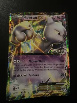 Pokemon TCG Mewtwo Jumbo EX XY183 Black Star Promo - Image 1