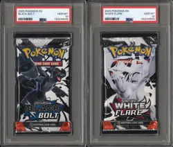 Pokemon Scarlet&Violet Black Bolt White Flare SEALED Booster Pack PSA 10 GEM MT - Image 1