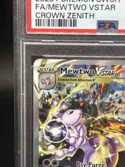 2023 Pokemon SWSH Crown Zenith Mewtwo VSTAR Galarian Gallery GG44 PSA 9 - Image 3