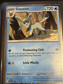Glaceon 171 (Cosmos Holo) 171 Sv *Swirl* Promo (See Photos) Pokemon - Image 1
