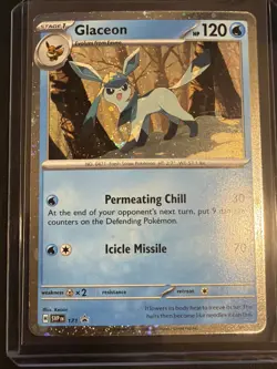 Glaceon 171 (Cosmos Holo) 171 Sv *Swirl* Promo (See Photos) Pokemon - Image 4