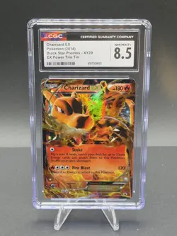 Pokemon TCG- 2014 Charizard EX XY29 Black Star Promo CGC 8.5 - Image 1