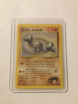 Pokemon Gym Heroes 1st Edition Brock's Geodude #66/132 - Image 1