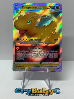 Pokemon Dragonite VSTAR 050/078 Pokemon GO ULTRA RARE - Image 1