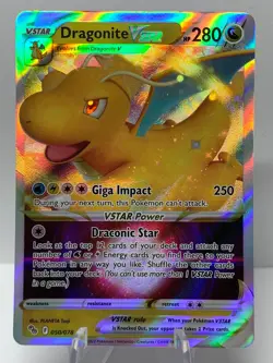 Pokemon Dragonite VSTAR 050/078 Pokemon GO ULTRA RARE - Image 2