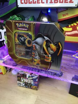 Pokemon TCG Paradox Destinies Tin - Iron Boulder Ex - Image 1