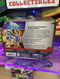 Pokemon TCG Paradox Destinies Tin - Iron Boulder Ex - Image 2