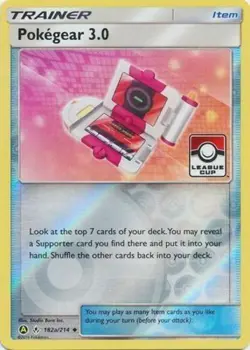 Moderately Played Pokegear 3.0 - 182a/214 - Pokemon League Cup Promo Pokemon Lea - Image 1