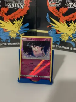 Pokemon - Clefairy - 38/68 - Hidden Fates - Reverse Holo - NM/M - Image 1