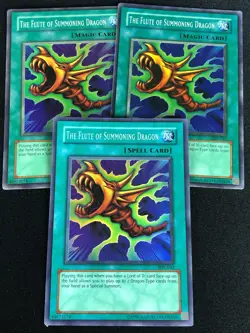 YUGIOH THE FLUTE OF SUMMONING DRAGON SDK-042 SUPER X3(MP) - Image 1