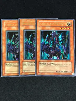 YUGIOH KAISER SEA HORSE SKE-015 ULTRA HP/CREASES X3 - Image 1