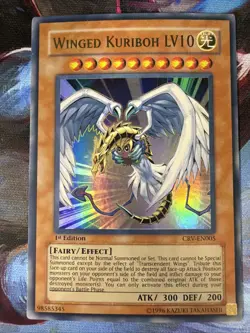 NM! YUGIOH WINGED KURIBOH LV10 CRV-EN005 1ST ULTRA - Image 1