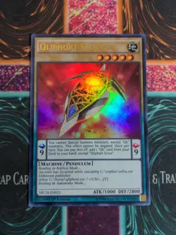 Yu-Gi-Oh! Qliphort Scout NECH-EN021 Ultra Rare 1st Edition NM - Image 1