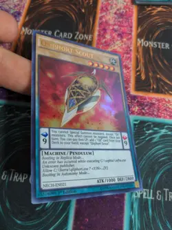 Yu-Gi-Oh! Qliphort Scout NECH-EN021 Ultra Rare 1st Edition NM - Image 2