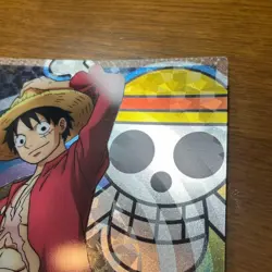One Piece New World Plate Luffy Clear Plate Visual Adventure Jumbo Carddass 2011 - Image 3
