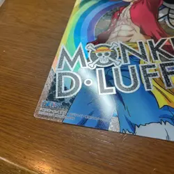 One Piece New World Plate Luffy Clear Plate Visual Adventure Jumbo Carddass 2011 - Image 5