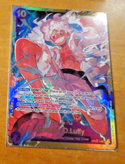 ONE PIECE ENGLISH CARD HOLO GAME CARTE SEC OP05-119 JCC EN MINT - Image 1