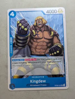 Kingdew OP08-044 Two Legends One Piece TCG Card - Image 1