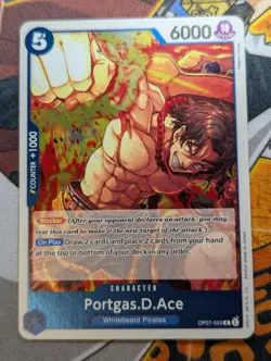 Portgas.D.Ace - OP07-053 - R - Foil - OP07: 500 Years in The Future One Piece - Image 1