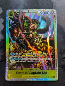 Eustass “Captain” Kid OP10-112 SR Royal Blood One Piece TCG Card - Image 1