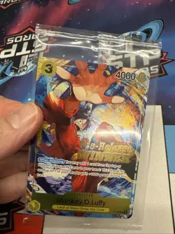 One Piece Card Game Monkey.D.Luffy Pre-Release Winner Promo P-036 NM Sealed - Image 1