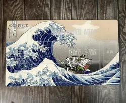 O-P Great Wave Kanagawa Playing Mat Trading Card Game OPCG TCG CCG Duel Playmat - Image 1
