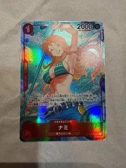 IN STOCK One Piece Japanese Nami OP01-016 [PAR] Parallel R ROMANCE DAWN NM - Image 1