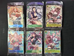 One Piece TCG EXCLUSIVE Asia Mini Tin Vol 2 Set of 6 Promo Foil Cards (SEALED) - Image 1
