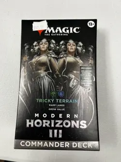 MTG Modern Horizons 3 Commander Deck Tricky Terrain New Sealed - Image 1
