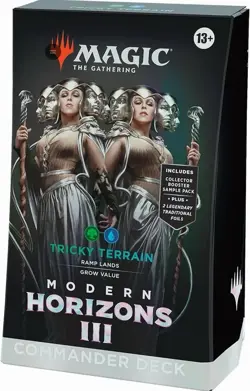 MTG Modern Horizons 3 Tricky Terrain Commander Deck 100-Card Factory Sealed - Image 5