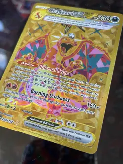 Pokemon TCG Charizard EX Obsidian Flames Holo Hyper Rare Card 228/197 Mint - Image 2