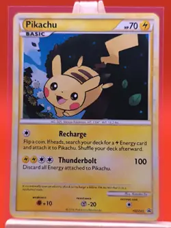 Pikachu HGSS03 Heart Gold & Soul Silver Holo Ultra Rare Promo Pokemon Card - Image 1