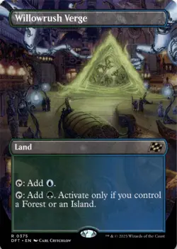 Willowrush Verge BORDERLESS Aetherdrift Magic MTG NM - Image 1