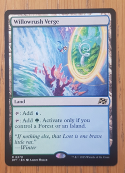 Willowrush Verge MTG NM Regular Aetherdrift Magic the Gathering Near mint - Image 1