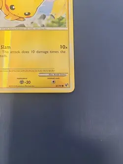 2010 Pokemon Common Undaunted Pikachu 61/90 Reverse Holo - LP+ - Image 3