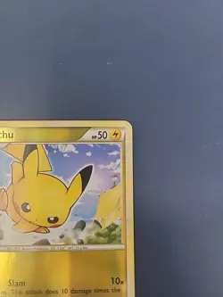 2010 Pokemon Common Undaunted Pikachu 61/90 Reverse Holo - LP+ - Image 4