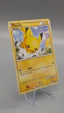 2010 Pikachu 61/90 Regular Pokemon TCG HS Undaunted - Image 3