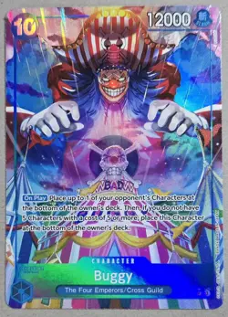 Buggy OP09-051 Parallel Alternate Art Holo One Piece English CCG TCG - Image 3
