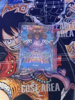 One Piece TCG Buggy OP09-051 Alt Art Alternate Blue 10-Cost English NM - Image 1