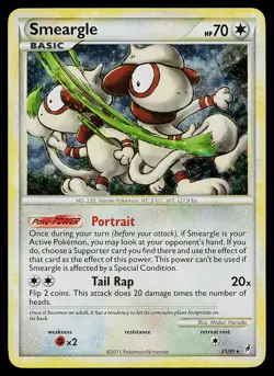 Pokemon Card - Smeargle Call of Legends 21/95 Holo - Image 1