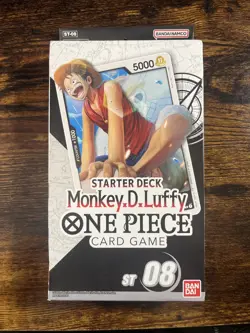 One Piece Card Game English Starter Deck 8 ST-08 Monkey.D.Luffy - Image 1